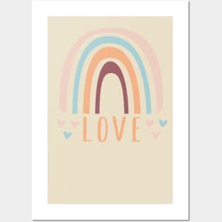 Rainbow Love Posters and Art